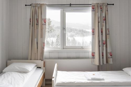 1 queen bed, 1 twin bed