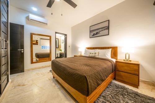 Condo Surf 405 - Luxury Oceanview Beachfront 3 BR with Gym - At El Faro Condos in Playa del Carmen, Mexico
