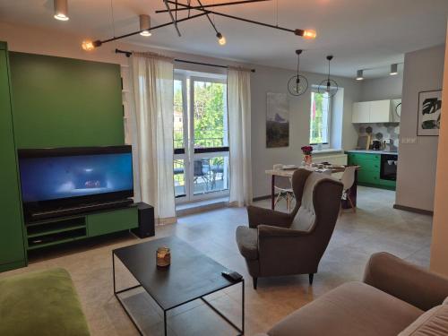 Apartament z widokiem na Dom Oficera in 博爾內蘇利諾禾