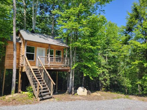 Exterior view, Treehouses at Lake Mountain Manor in Princeton (WV)