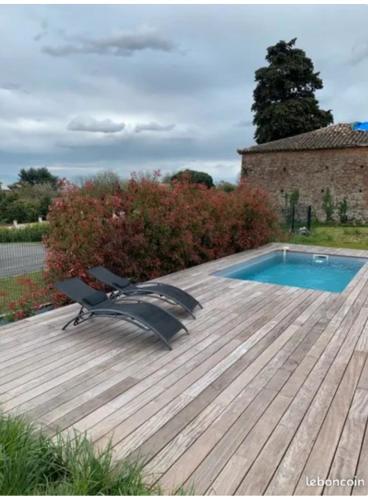 Maison de campagne avec piscine