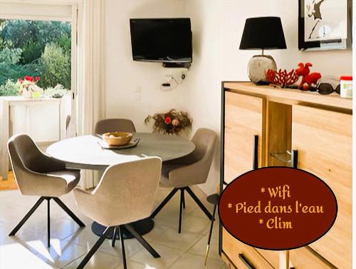 F2 tout confort, les pieds dans l'eau, PORTICCIO - Location saisonnière - Grosseto-Prugna