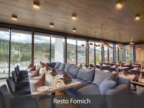 Étterem, F&B Spa Resort (ex. Fomich Hotel) in Polyanytsya