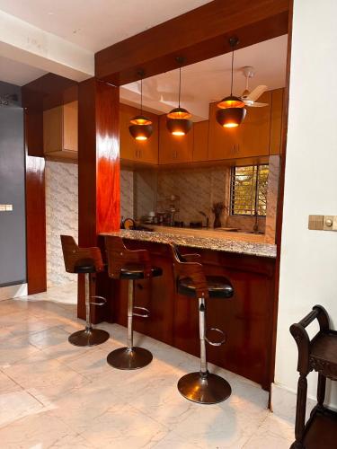 3 BR Luxury Home with 5 Baths, Office & Staff Room in Khulna