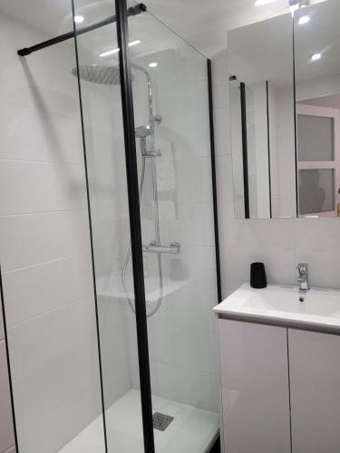 Bathroom, T3 RDJ south, Sea exit from residence near La Tortue