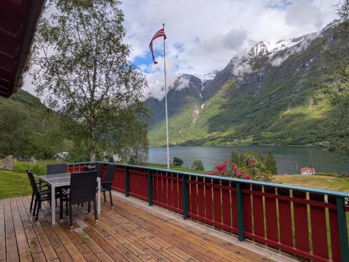 Erkély/terasz, Oldevatn Camping in Olden