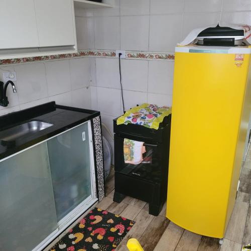 ห้องครัว, Apartamento Beira-Mar Balneario Flórida (Apartamento Beira-Mar Balneario Florida) in บัลเนย์ริโอฟลอริดา
