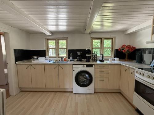 Kitchen, Charming half-timbered house near Fermen & Puttgarden & Lalandia in Holeby