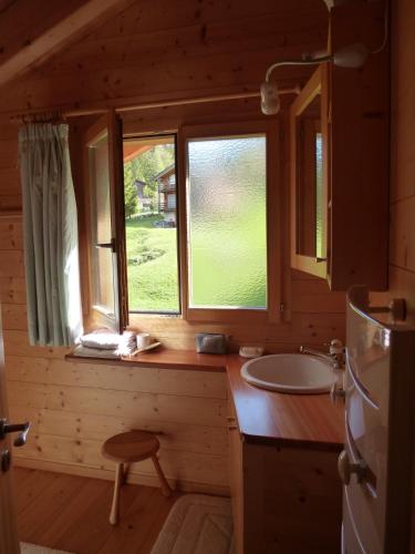 浴室, Chalet Le Grand Darrey in 尚佩