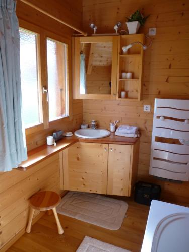 浴室, Chalet Le Grand Darrey in 尚佩