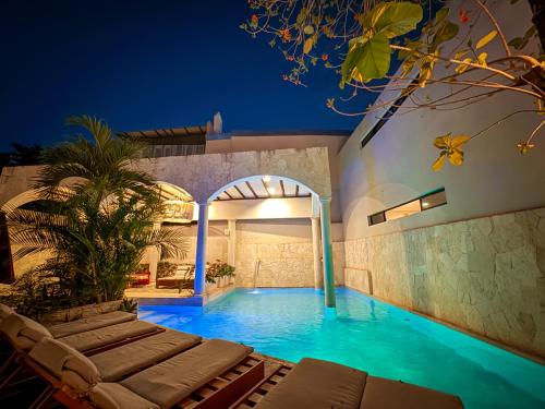Swimming pool, Frater Yucatan Hotel in Sisal
