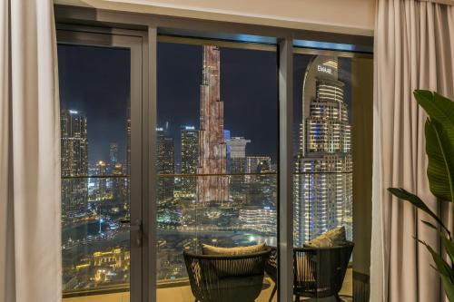 Burj Royale Stunning Burj & Fountain Views High-Floor 2BR, Dubái