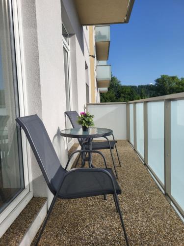 Erkély/terasz, Moser Living and Wellness Apartment in Vízpart/Beach