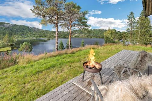 Modern chalet at Bortelid in Tjaldal