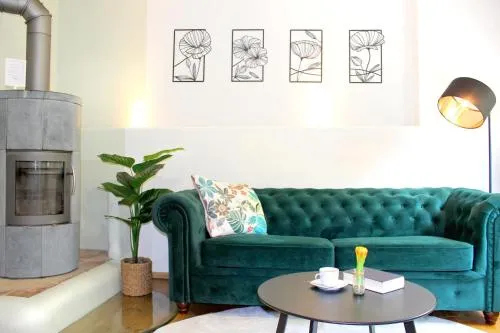 Rost Apartments - Design Ferienhaus mit Kamin und Hängematte in Laufen, Deutschland