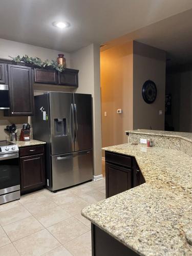 廚房, Bennu's Country Cottage near Nicholls State and local hospitals in 提柏道克斯 (LA)