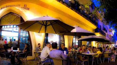 Restaurant, Hotel Conde de Penalba in Saint Domingue