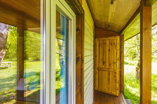 ทางเข้า, Surf Domki Habenda z sauną ogrodową (Surf Domki Habenda z sauna ogrodowa) in ซาร์บสค์