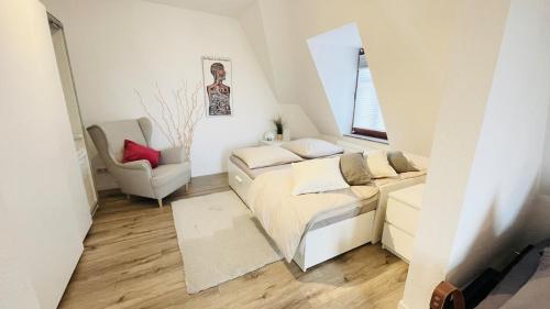 Gemütliche barrierefreie Dachgeschosswohnung, Drážďany (fotografie 5)