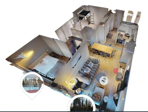 Appart 8 Personnes avec Salon Neuf et Parking Couvert Le Thuria in Le Chantel