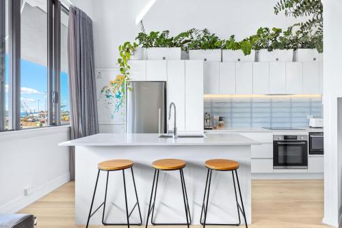 Waterfront Loft at Quay, Walk to Ferry & Train, Auckland (fotografie 10)