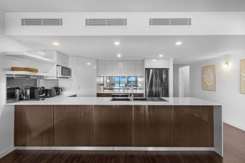 Konyha, Riverside Holiday Apartments in Ballina