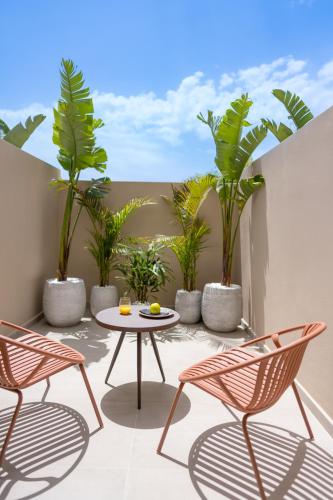 Terraza/balcón, Hippocampus Boutique Hotel in Ialysos