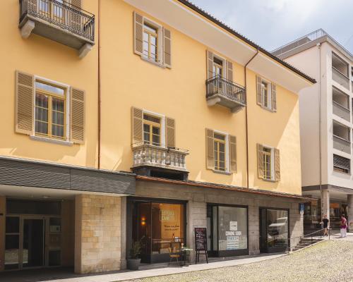 Exterior view, Palazzo Canetti Locarno - Piazza Grande - Suites & Rooms - Easy Self Check-In in Locarno City Center