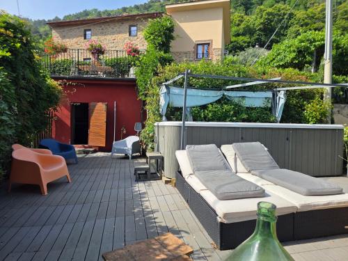 Peldbaseins, La Casa Rossa - Villa con piscina privata in Localita Goraiolo