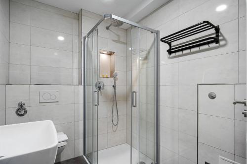 Ванна кімната, Förde Hotel Kiel (Forde Hotel Kiel) in Кіль