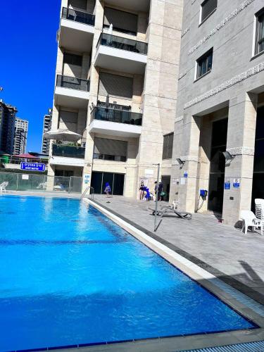 Swimming pool, PARADISE in IR YAMIM in Beach Poleg