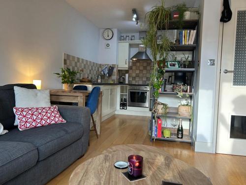 Cousy flat with small garden in fantastic location, London