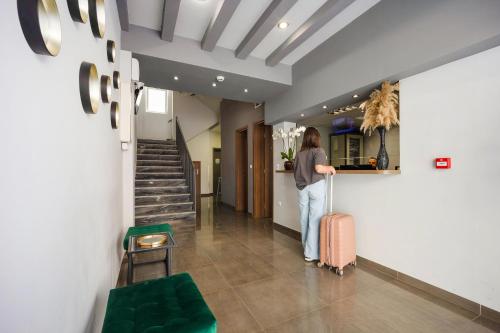 Lobby, Aethon Airport Project-FREE SHUTTLE by GK Hospitality Group in Markópoulo