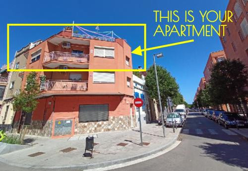 2º Apartamento 3 hab 15' Barcelona centro y 8' Playa caminando in San Adrian de Besos