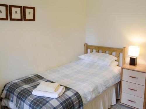 A szálláshely kívülről, Rowan Cottage in Glencassley Castle