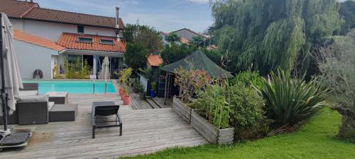 maison Saint Jean de Luz 6 personnes piscine et jacuzzi - Location saisonnière - Saint-Jean-de-Luz