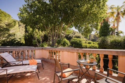 شرفة/ تراس, Agroturismo Son Galceran in إسبورليس