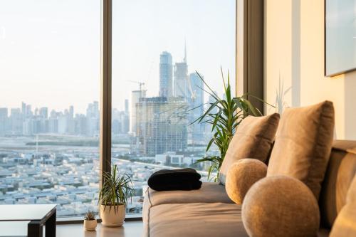 Sobha Waves Grande Big 1BR apt Burj Khalifa views!, Dubái (foto 4)