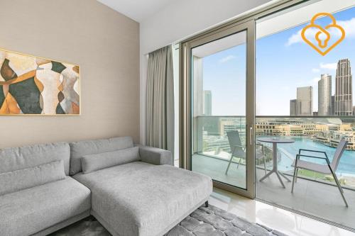 Keysplease Full Fountain&Burj Views, Grande Tower 14 Downtown, Dubaj (fotografie 5)