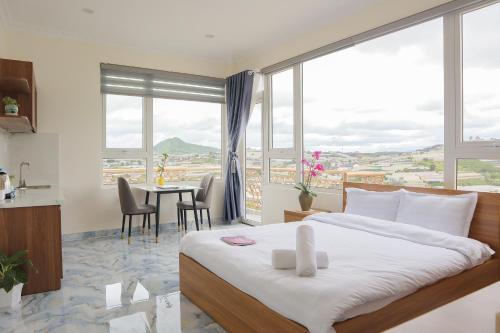 Erkély/terasz, Hamia Villa near Linh Phuoc Pagoda