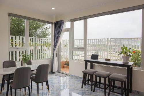 Erkély/terasz, Hamia Villa near Linh Phuoc Pagoda