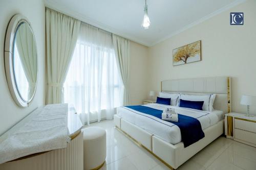 Luxury Escapes- Elegant Marina View Bay Central 3BR and Maids Room- single bed, Дубай (фото 7)