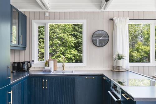 廚房, Cozy Cabin - Golden Circle in 勒伊加湖