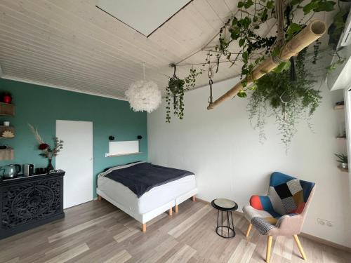 Chambre indépendante avec jacuzi et climatisation chambre d'hôte Léaz