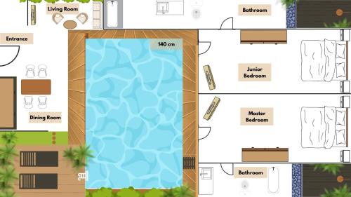 Two-Bedroom Villa with Private Pool and Free Daily Afternoon Tea image 1