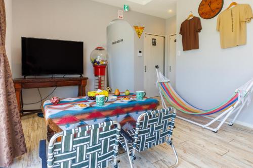 Large garden & BBQ possible! Kouri Island, 6 people can stay, parking lot available Kouri base Noa