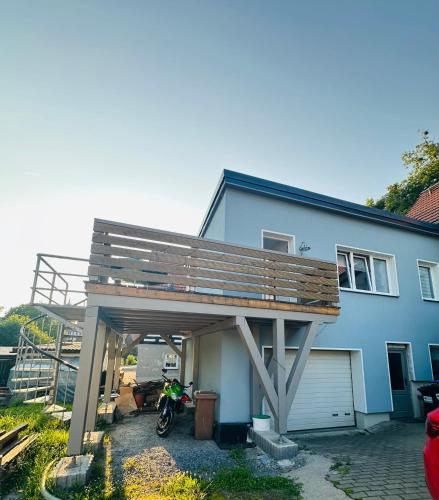 Burgblick am Malerweg in 霍恩斯泰因