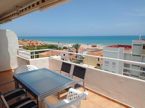 Erkély/terasz, Perla III Solo Familias Serviplaya in Xeraco