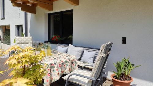 Balkons/terase, Apartment Anni im Haus Hintertal in Mühlbach Im Pinzgau
