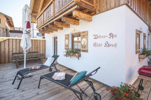 발코니/테라스, Wilderer Alm Chalet Katschberg in 헤일리겐블루트 시티 센터